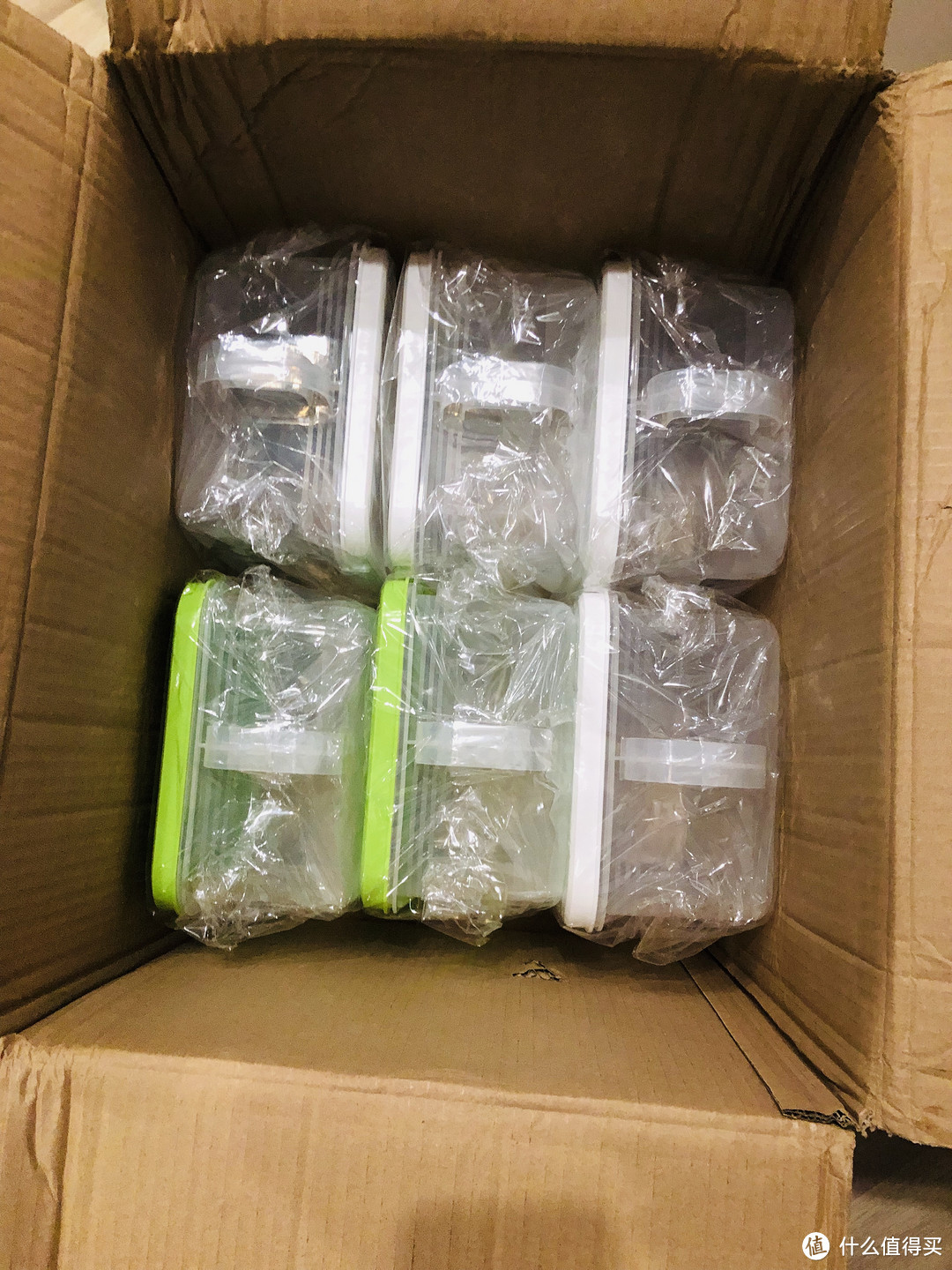 百露抽屉式冰箱收纳储物盒(白色,密封圈,带把手)
