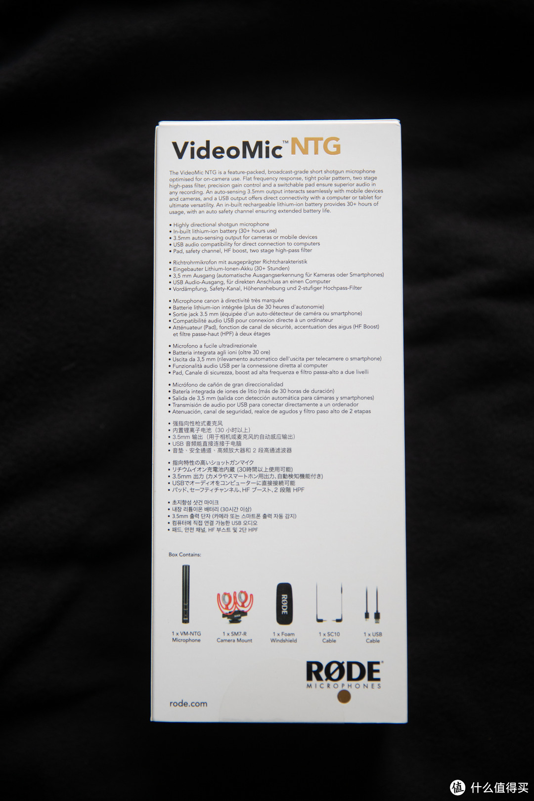 罗德videomic ntg麦克风开箱