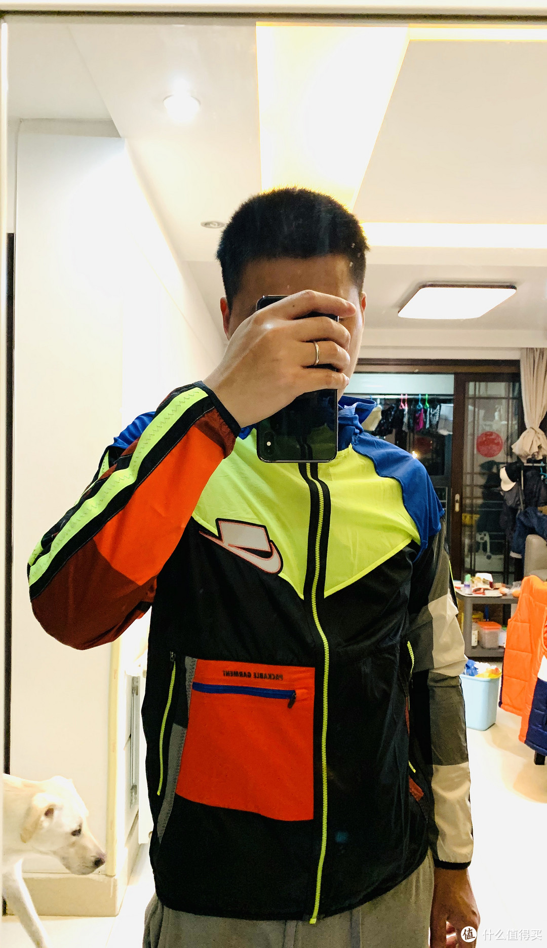 NIKE大促的车:NIKE男装拼接梭织夹克BV5571
