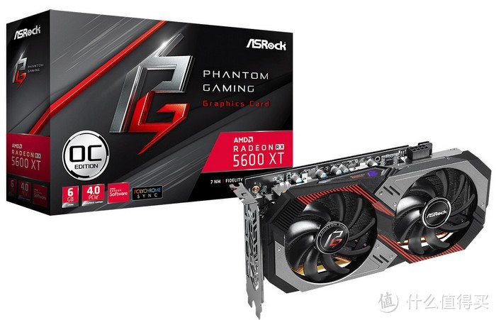 RX 5600 XT Phantom Gaming D2 6G OC（双风扇）