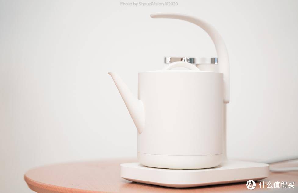 米家生态出品，一个居家热水壶也要很好看，三界茶具二合一电水壶
