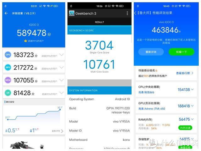 iQOO3实力究竟如何？性能竟然是小米10 Pro的3倍！