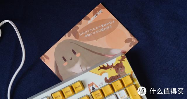颜值与内涵兼顾:AJAZZ黑爵毛茸茸治愈系机械键盘轻体验