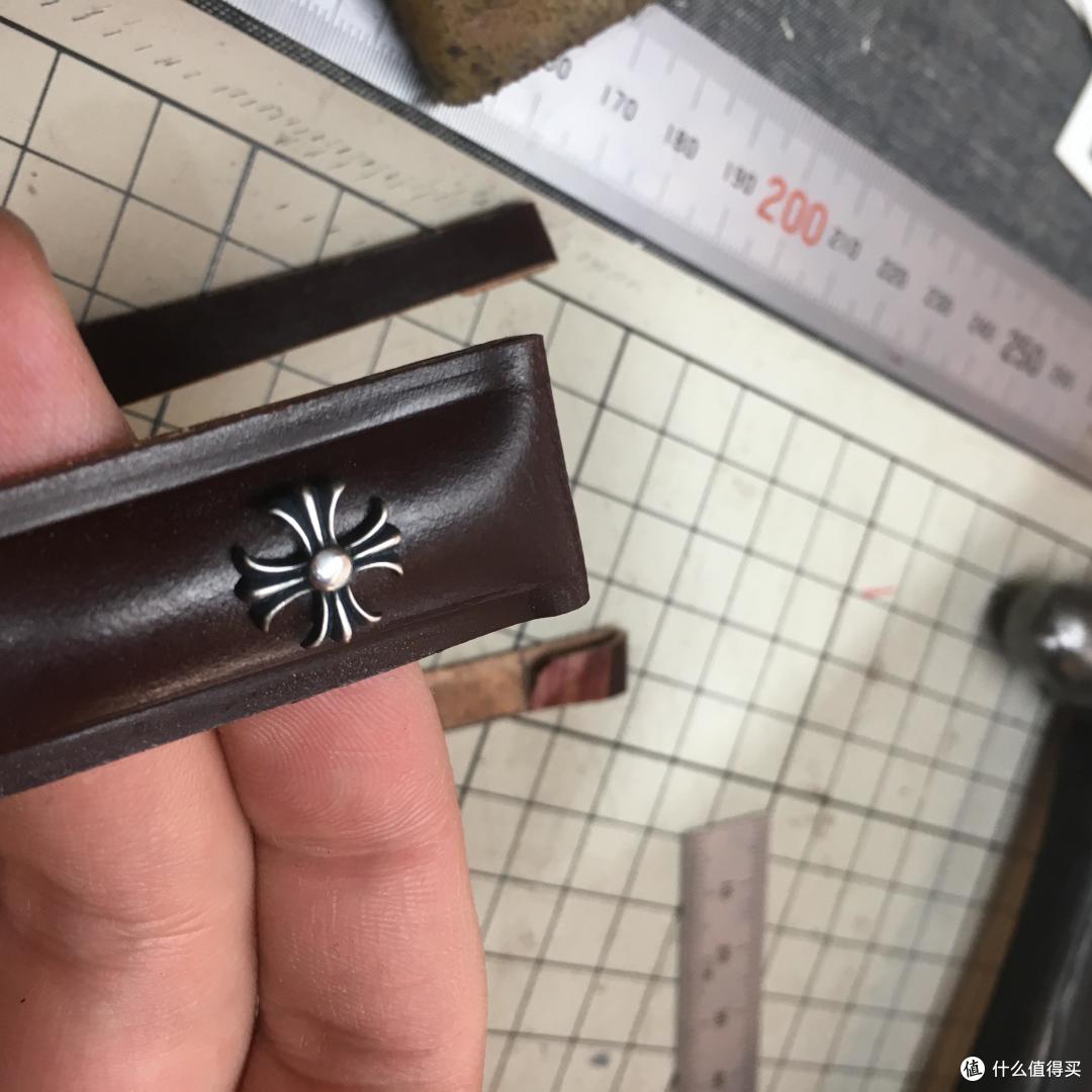 《深棕色|骑士风格表带制作》