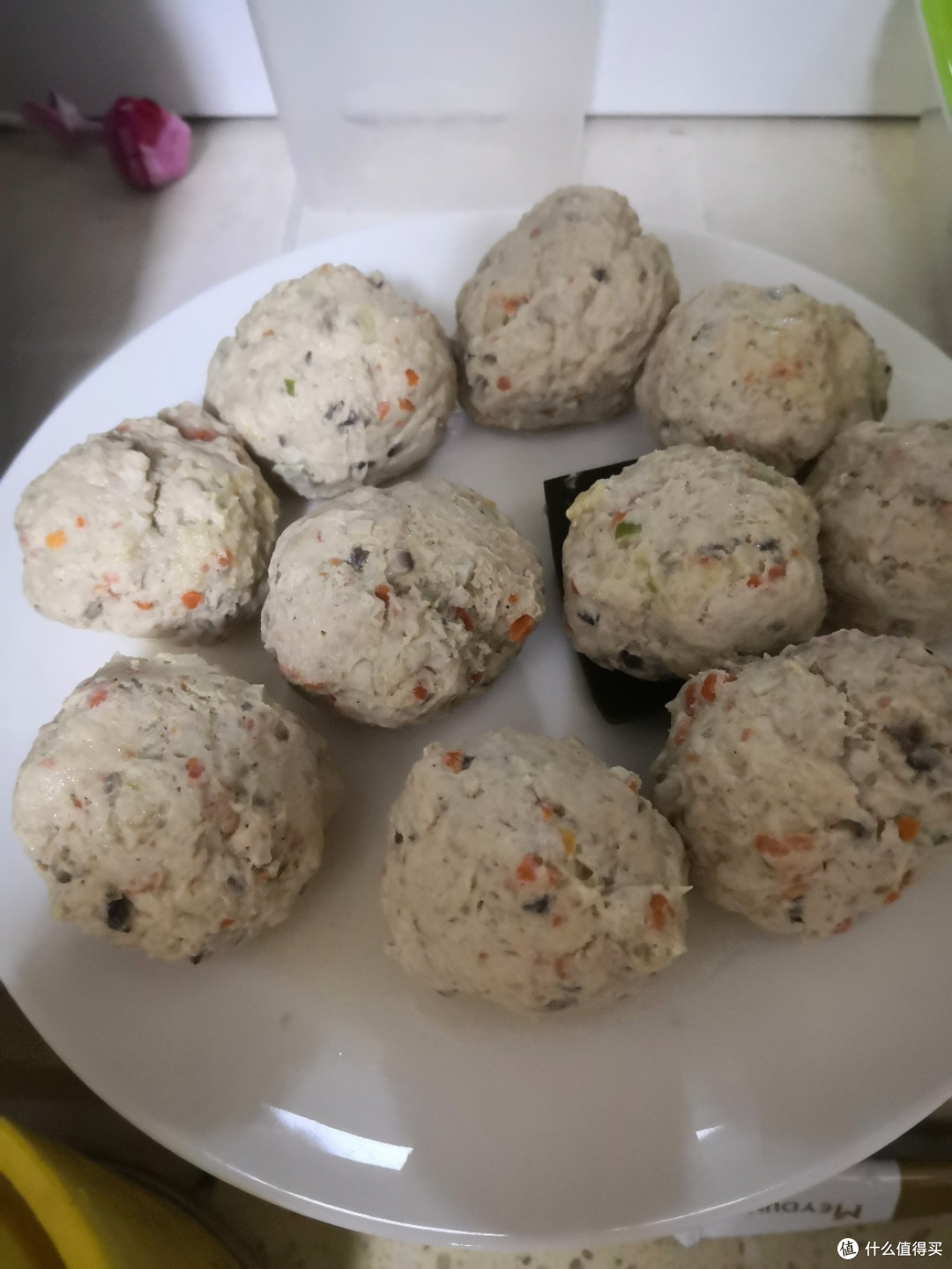 煮好的大丸子还没浇汁