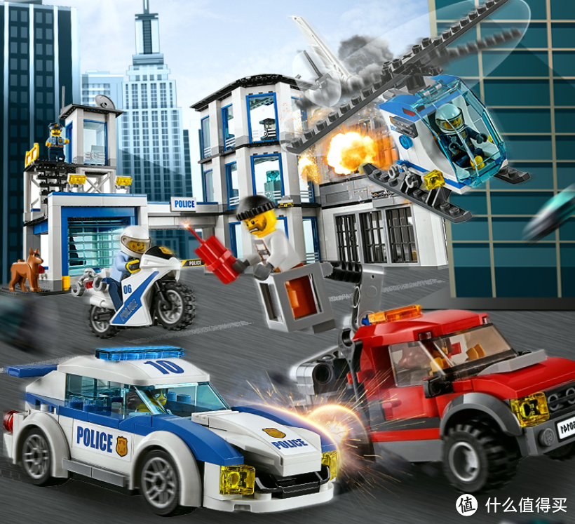 以娃之名，大小男孩共乐——晒新入手的LEGO乐高城市系列60141警察总局套装