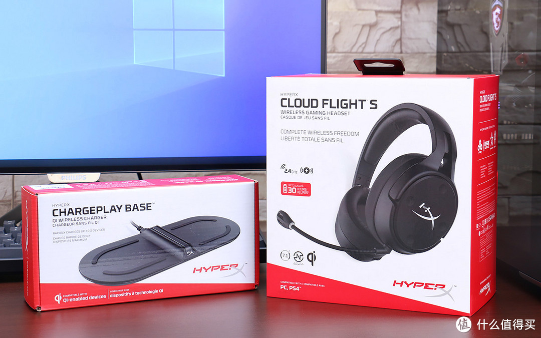 无线充电来了，HyperX Cloud Flight S（天箭S）无线游戏耳机试玩