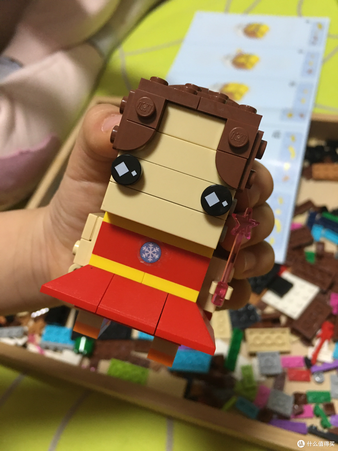 一点也看不出额头那里的砖是拼凑的吧^_^