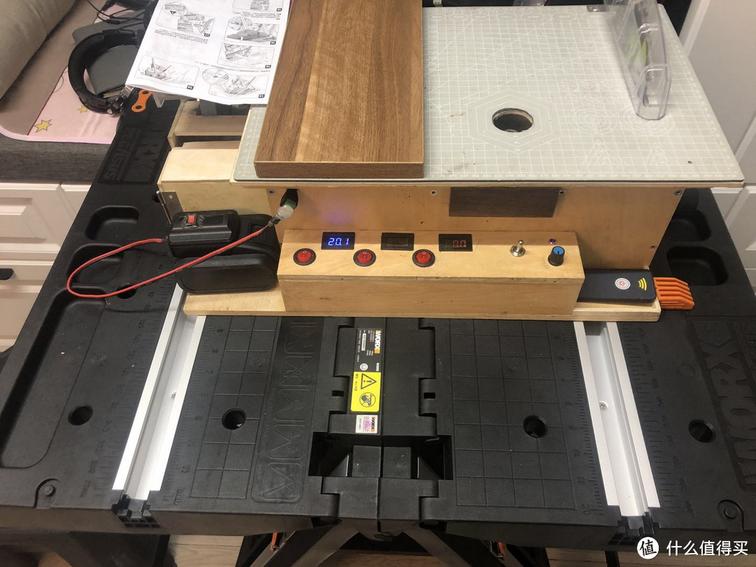 worx wx051 威克士多功能工作工具台 木工桌开箱测评