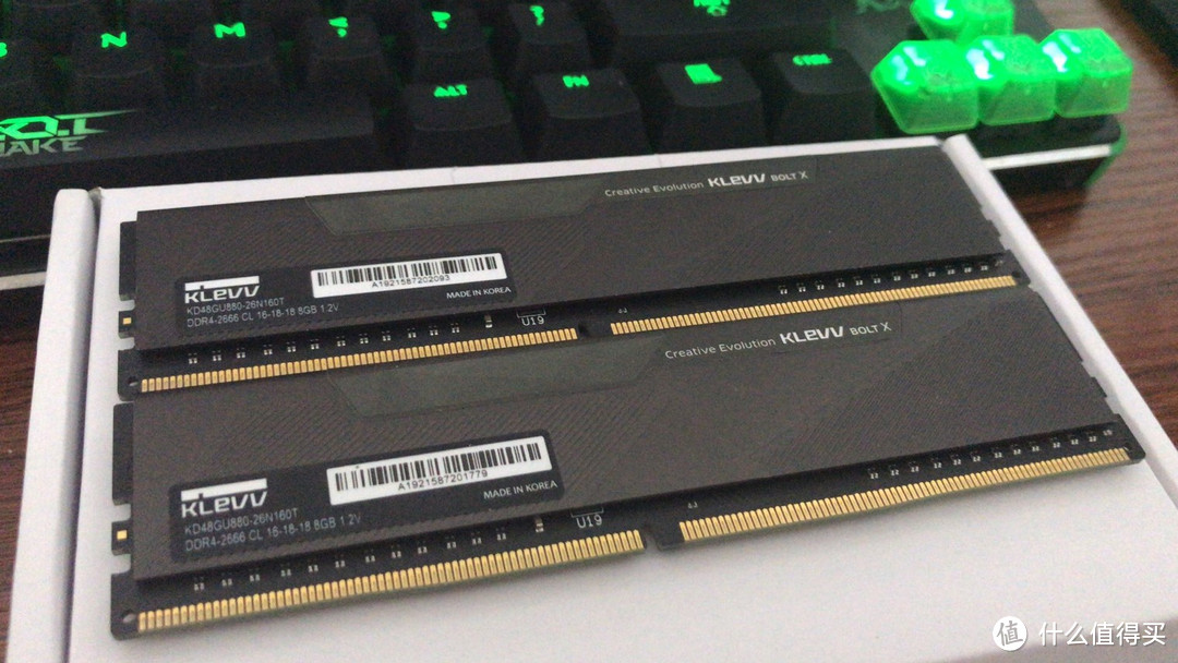 科赋CJR DDR4 雷霆 2666 8G X2