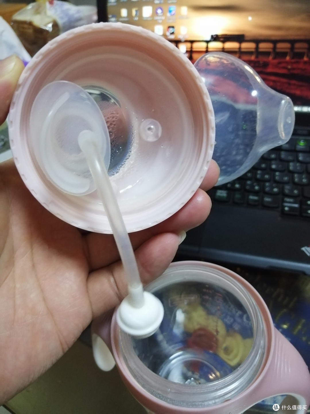 打开盖看看