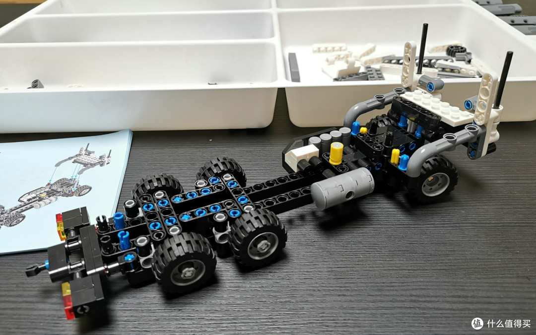 LEGO 42098的迷你版,Speed系列运输车