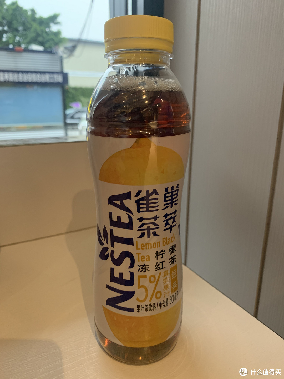 雀巢又出新品，百香果绿茶还挺清爽