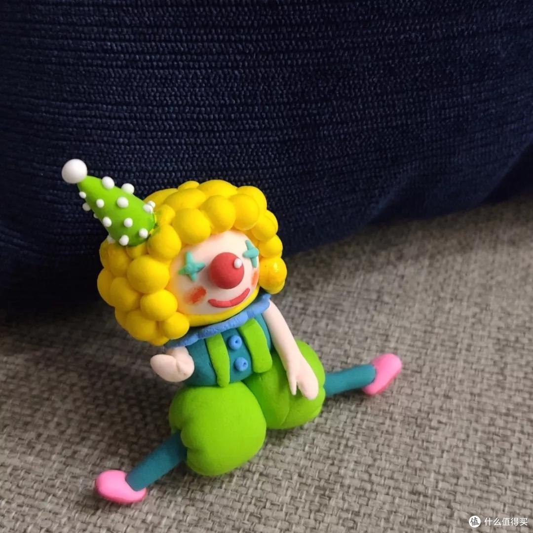 粘土教程 || 小丑手办_手工彩泥_什么值得买