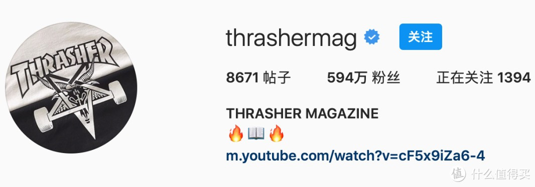 Thrasher instagram 账号