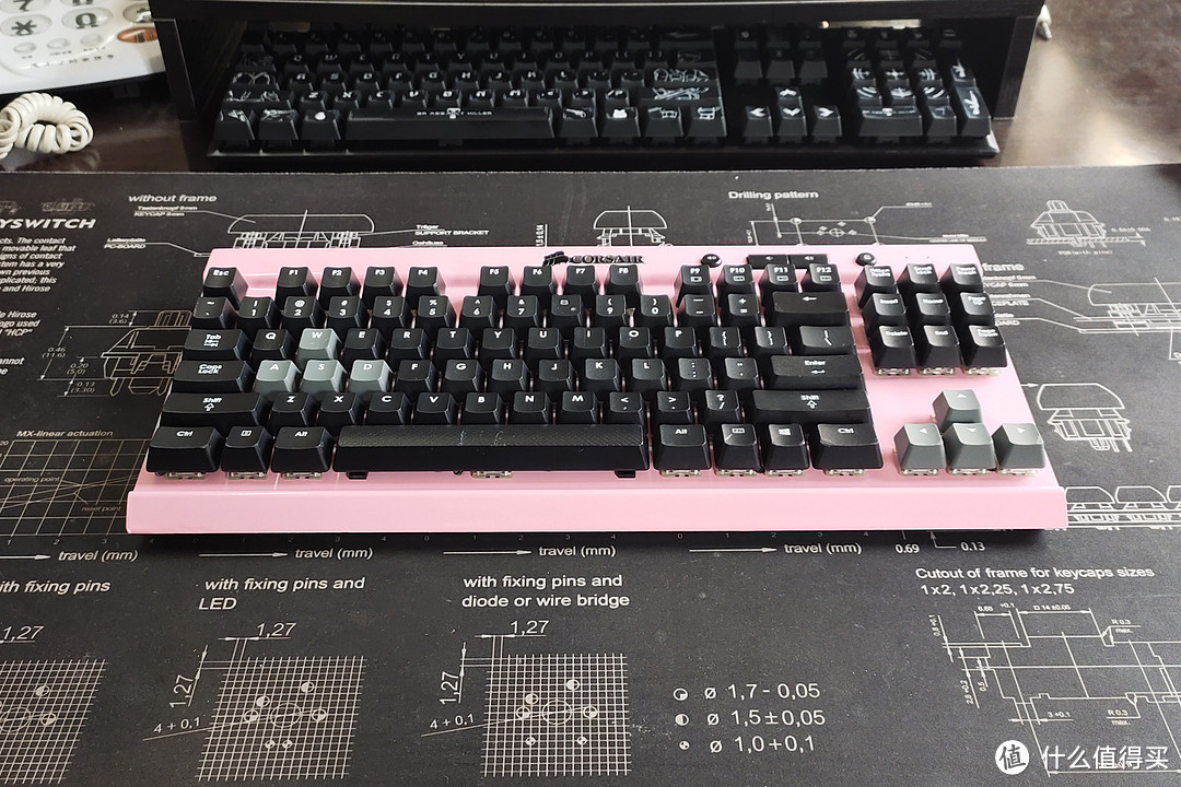 你的“Pink船”已经靠岸—海盗船K65机械键盘改装小记(内附喷漆小技巧)