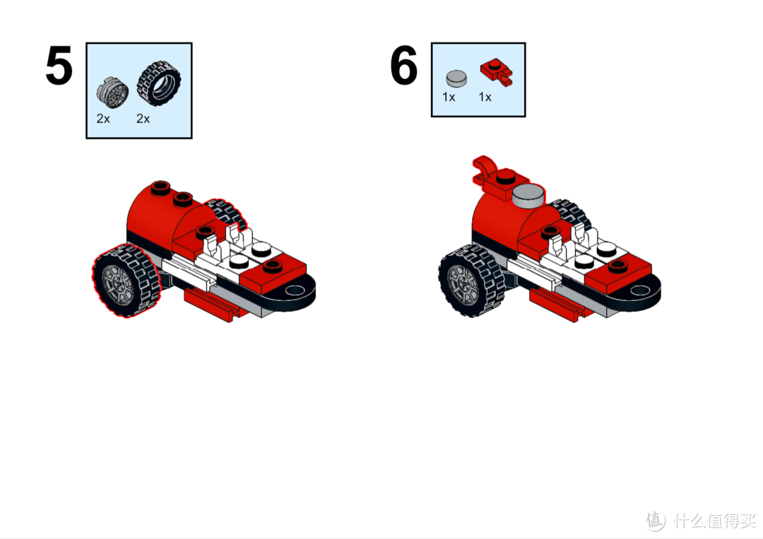 LEGO 75894 Mini 小拖车MOC图纸分享，再聊聊LDD和Studio。