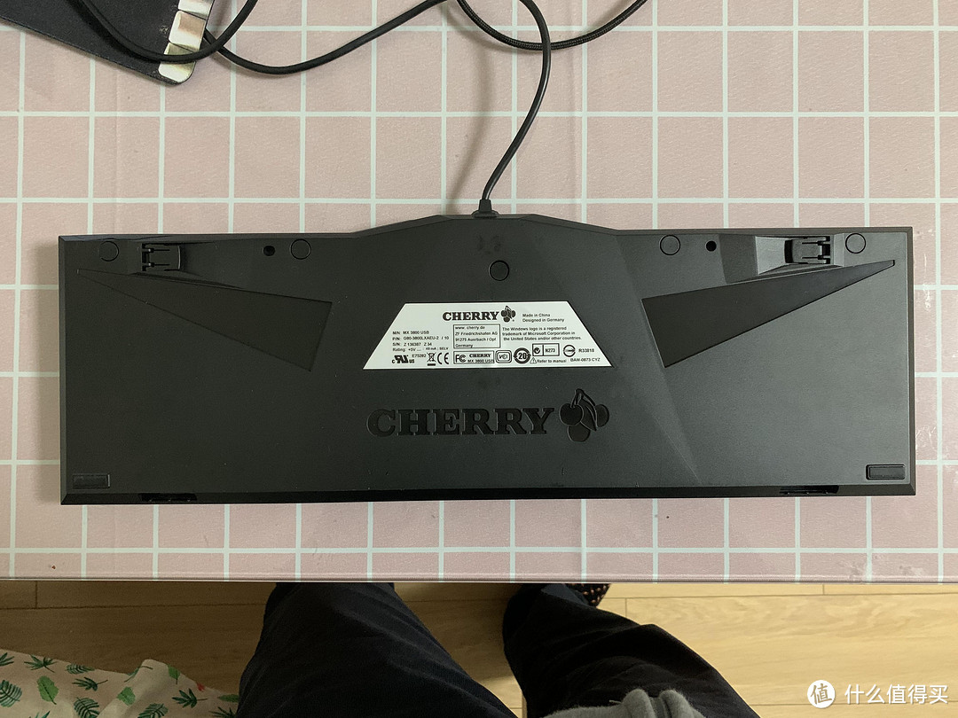 图书馆猿の二手 樱桃 (Cherry) MX2.0 G80-3800 机械键盘 简单晒