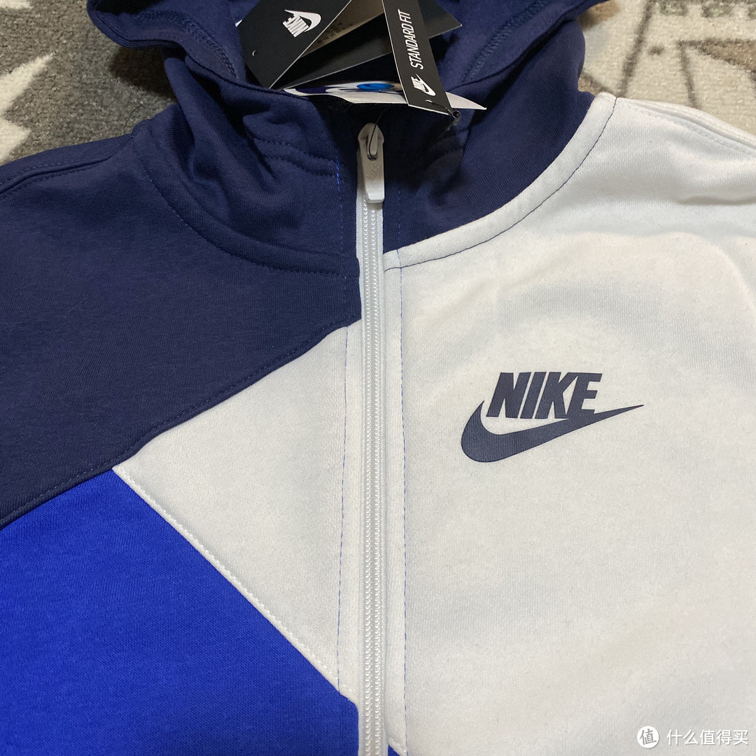 Nike CJ7868男孩拉链开襟连帽卫衣