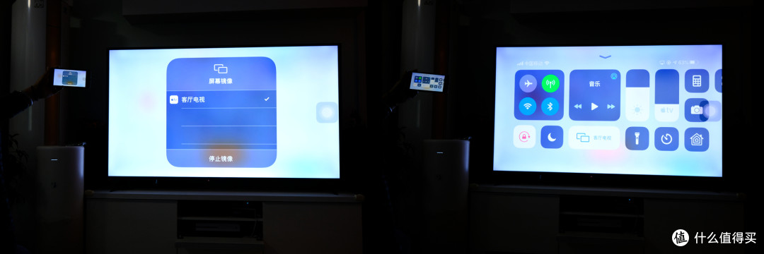 小客厅放75英寸的电视是什么体验