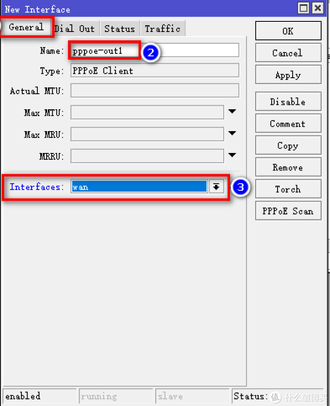 Router OS 拨号设置 Router OS 拨号设置