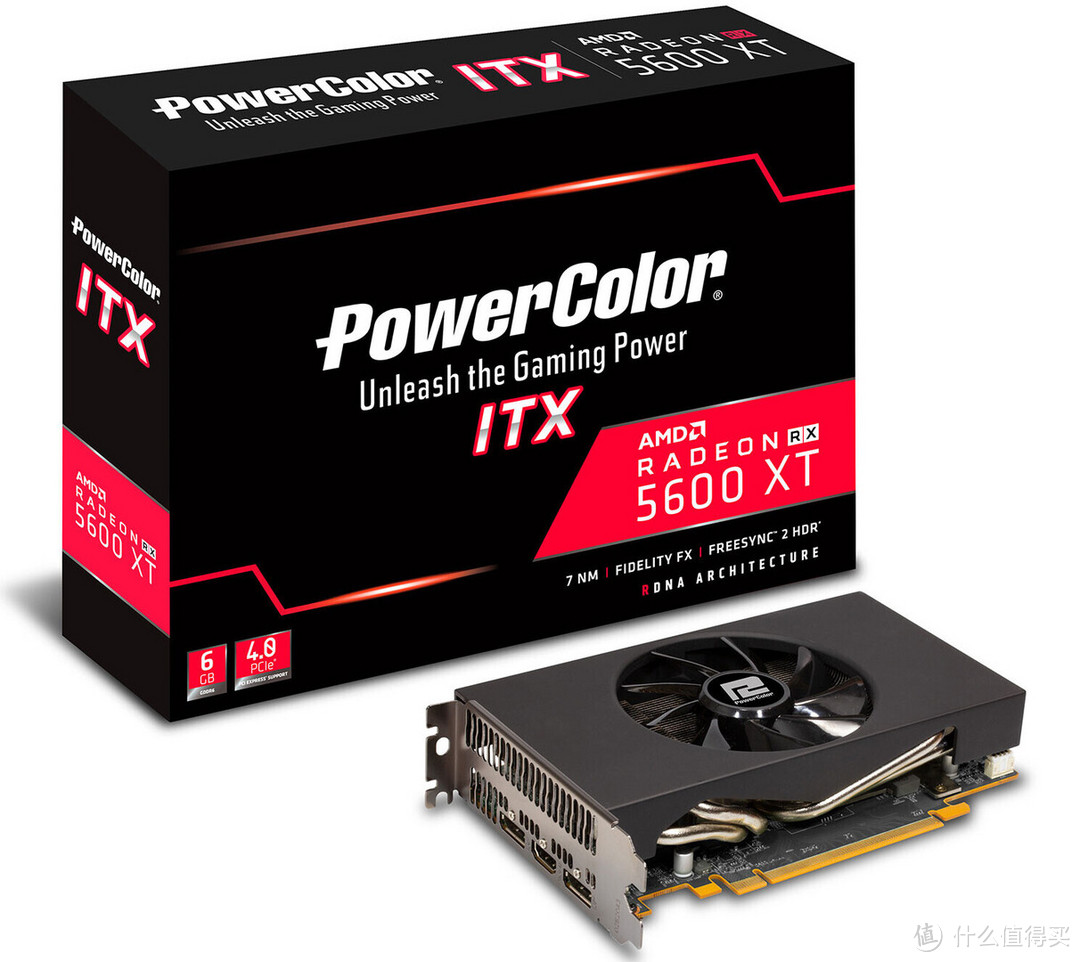 不足18cm长的小钢炮：PowerColor撼讯 发布 RX 5600 XT ITX显卡