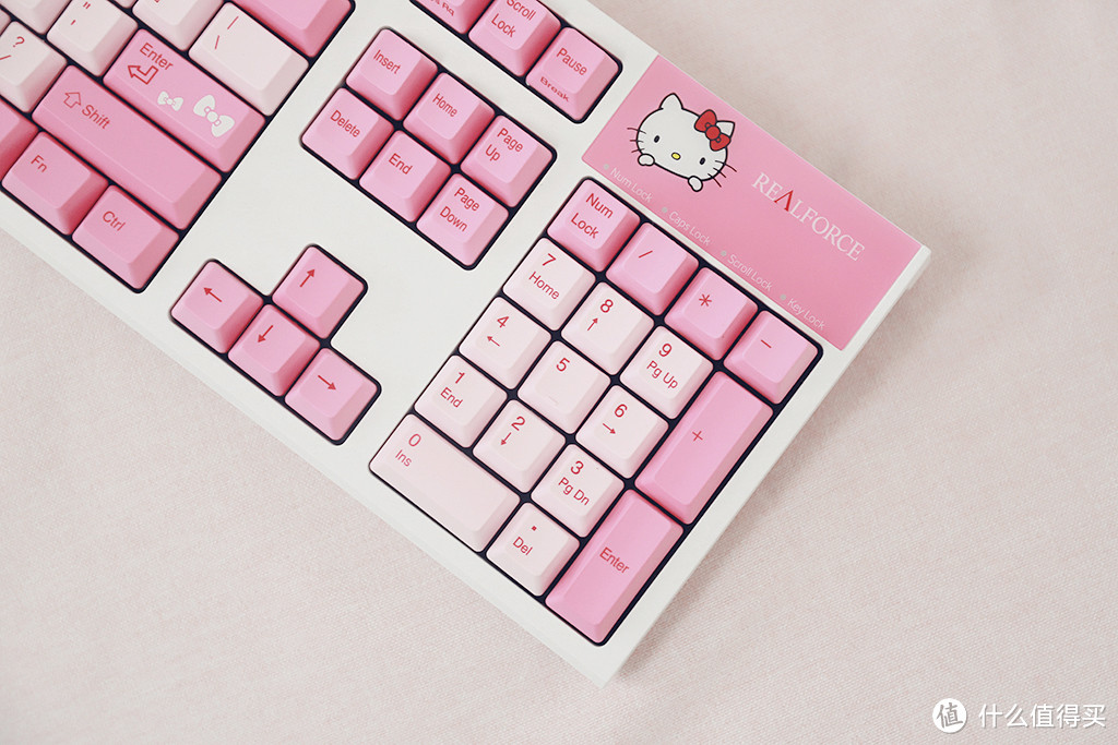 少女心轰炸机——REALFORCE 燃风 &HelloKitty合作款静电容键盘评测