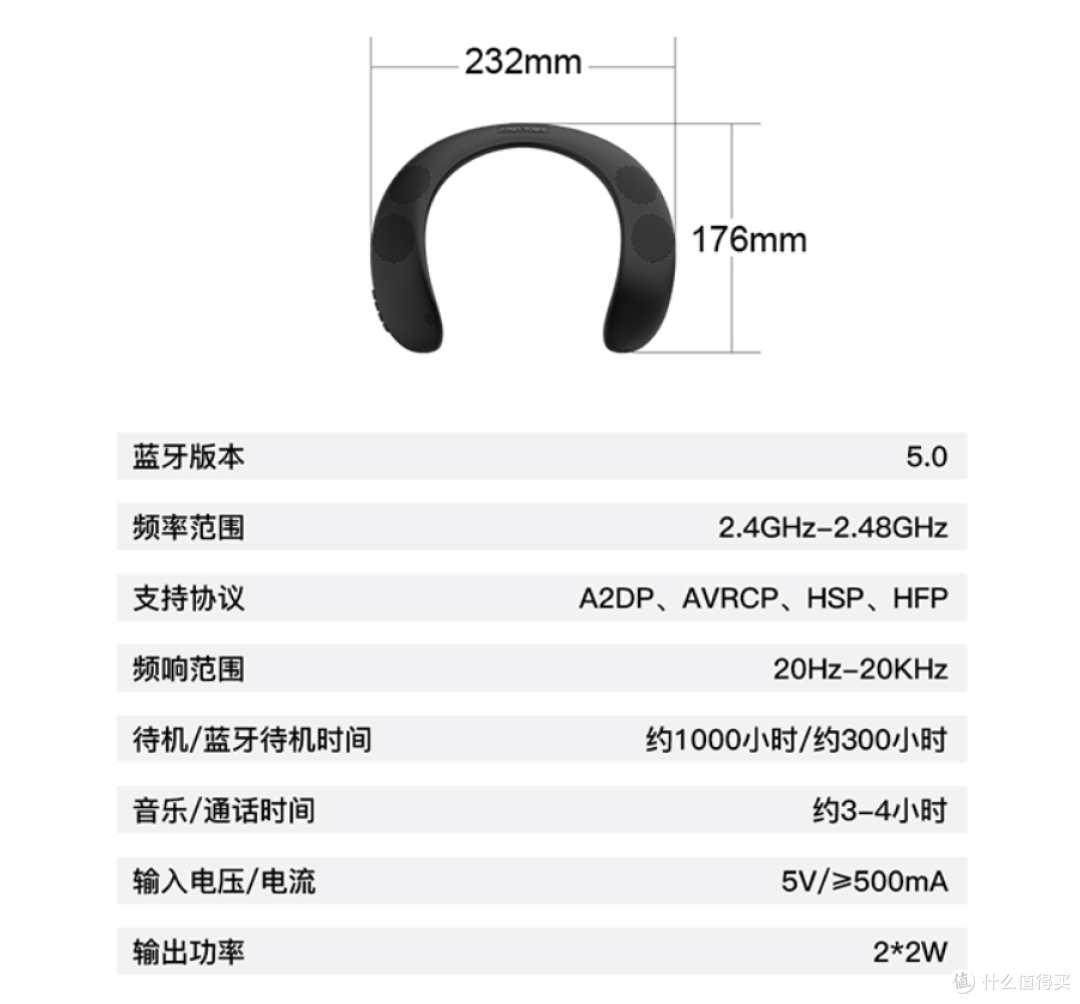 观影神器？还是奇葩之物！Bluedio 蓝弦 HS 无线颈挂式蓝牙便携音箱