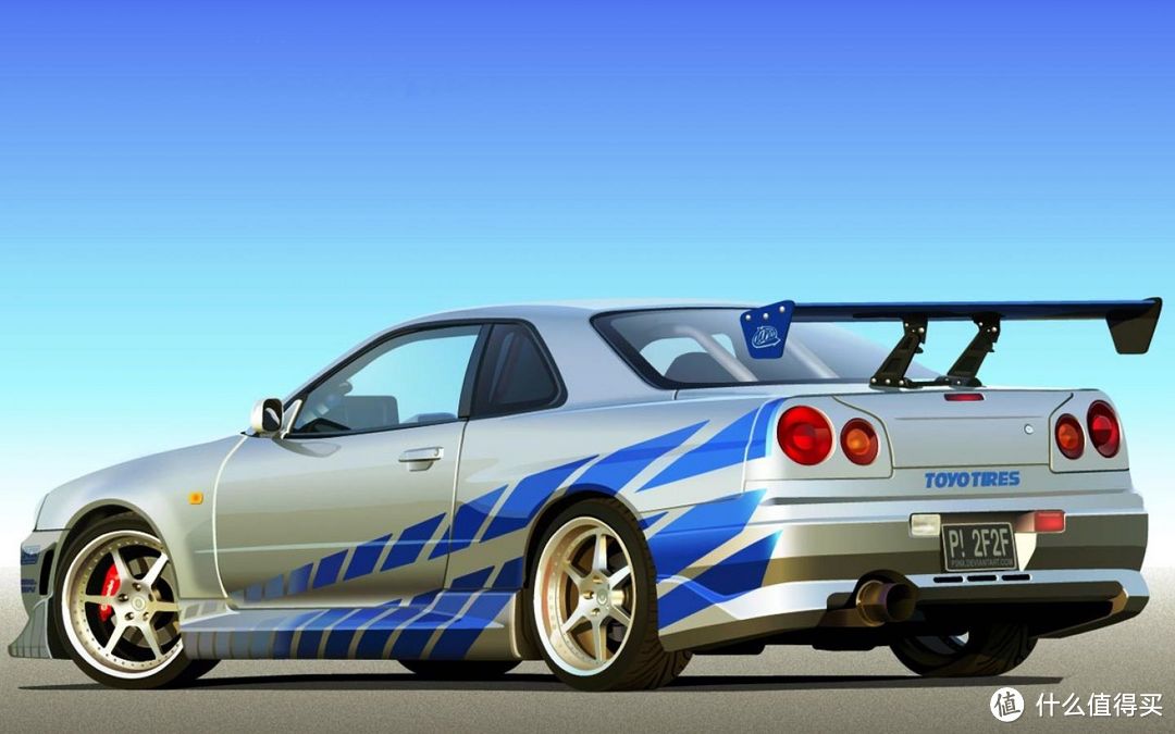 保罗沃克gtr r34壁纸图片