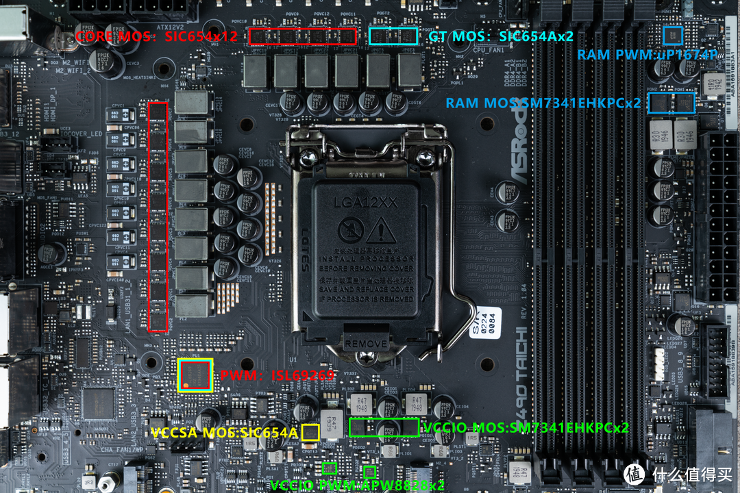 这是一款战未来的 Z490 主板，华擎 Z490 Taichi 太极拆解评测