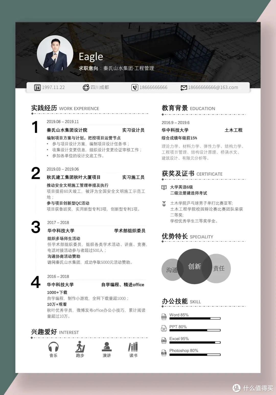 做简历千万别再硬套模板了,这4步轻松制作专属简历,让HR眼前一亮!