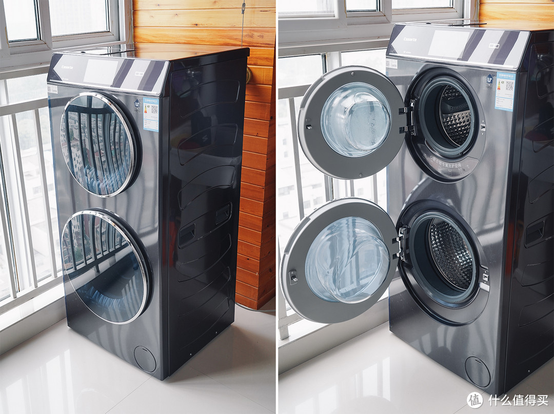高端洗衣机的自我修养：分区洗+“空气洗”，卡萨帝双子云裳洗烘一体机体验