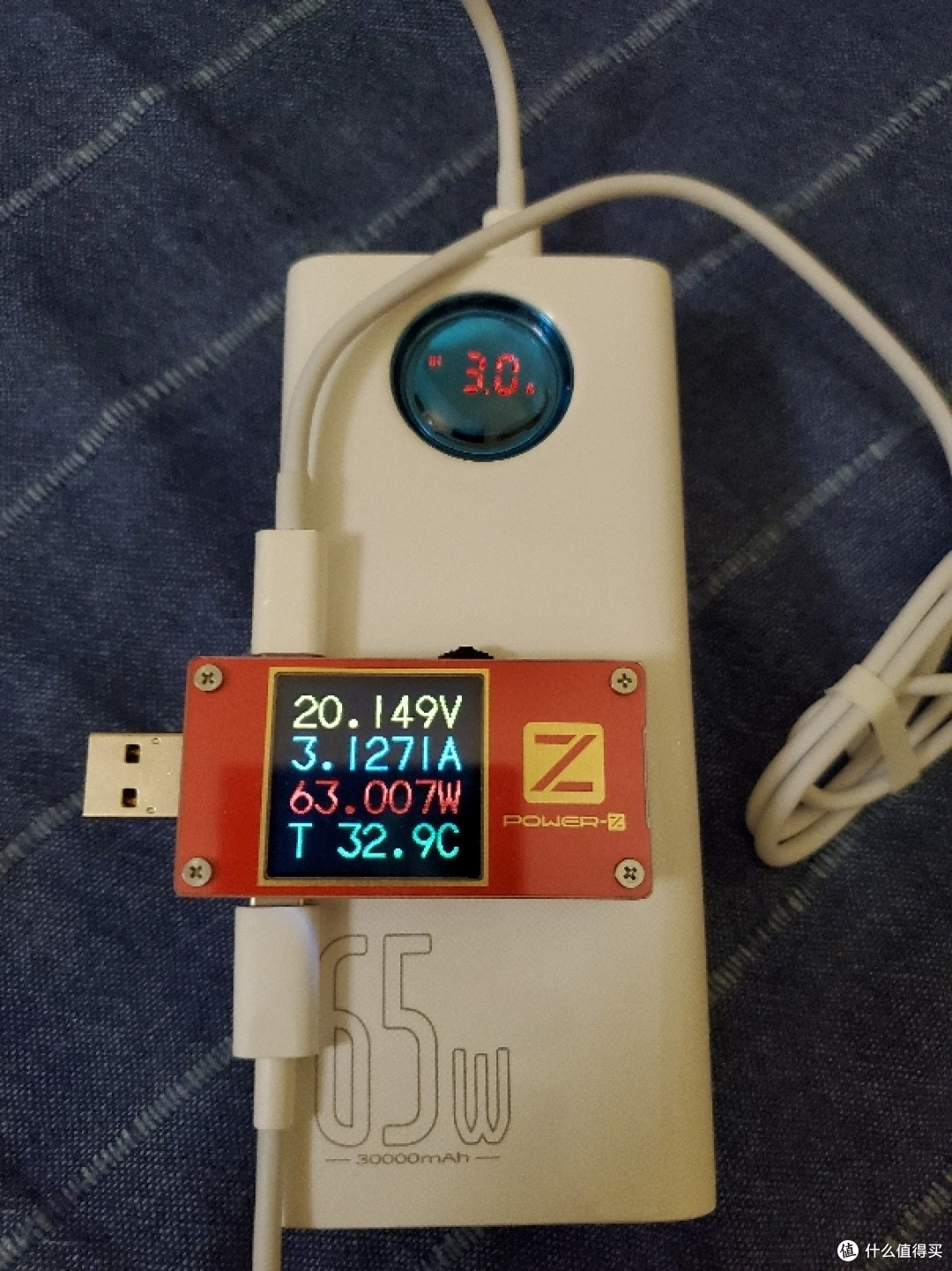 倍思 BS-30KP365 移动电源 30000mAh 65W首晒
