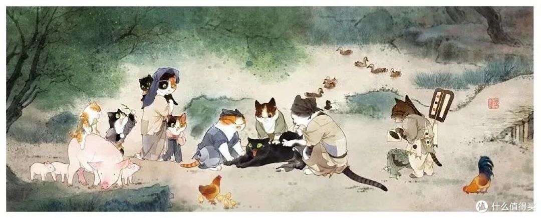 萌到犯规!她被称为“第一画猫师”,让喵星人“占领”《清平乐》时的宋朝
