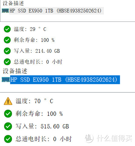 白片？掉盘？贴牌？惠普EX950 1T固态硬盘开箱测试