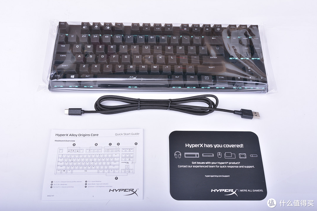 放下变了的樱桃来试试这新的HyperX水轴？HyperX Origins起源RGB电竞版机械键盘