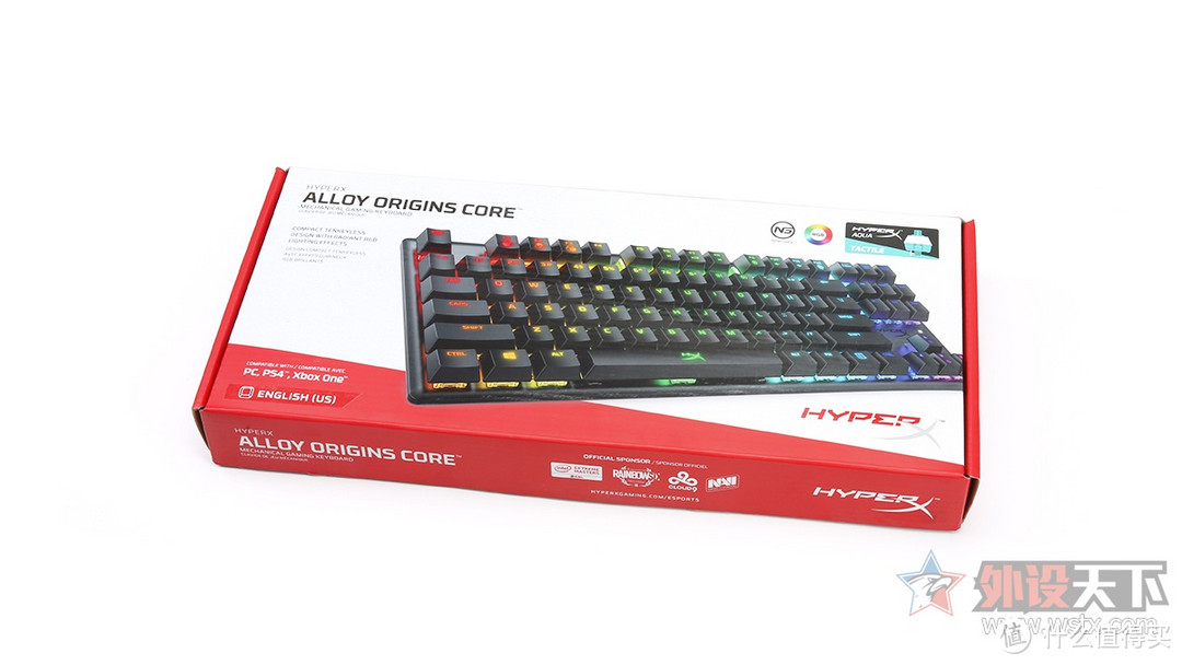 HyperX Alloy Origins Core起源竞技版RGB键盘评测 独家“水轴” 