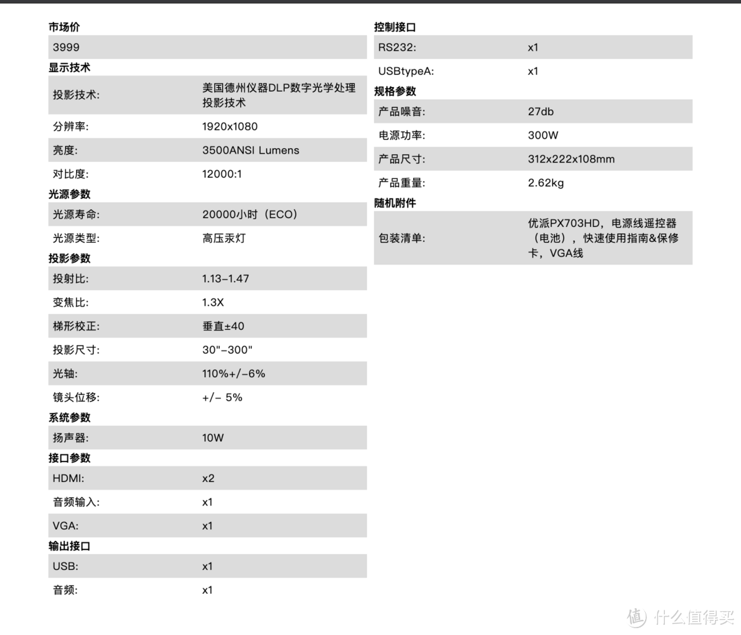 703官方参数表