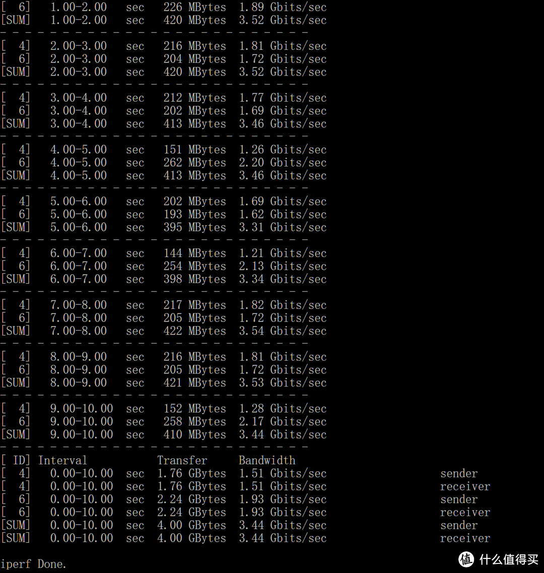 3.52Gb也就是440MB/S已经达到了bb-qq大神给出的速度上限。看来USB3.0的速度真的不能喂饱5GbE