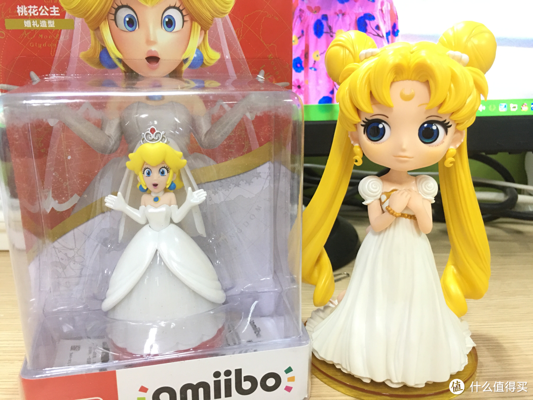 第一件amiibo人偶配件到手晒—桃花公主 婚礼造型