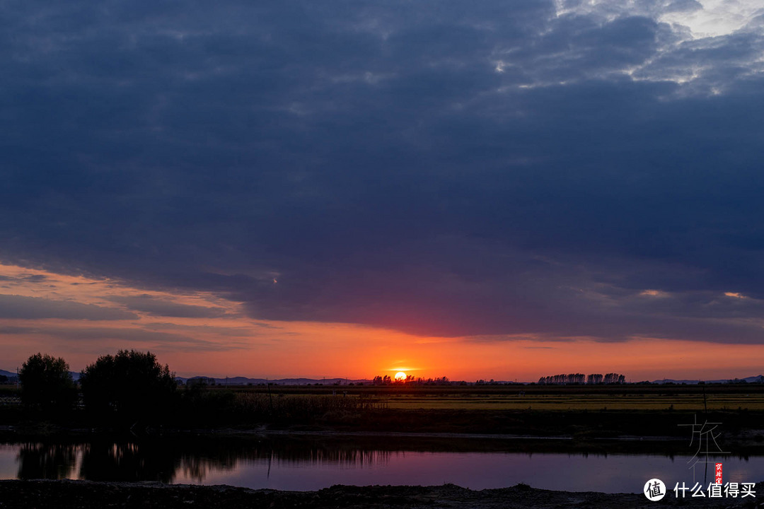 夕阳无限好，拍摄于吉林松花江畔