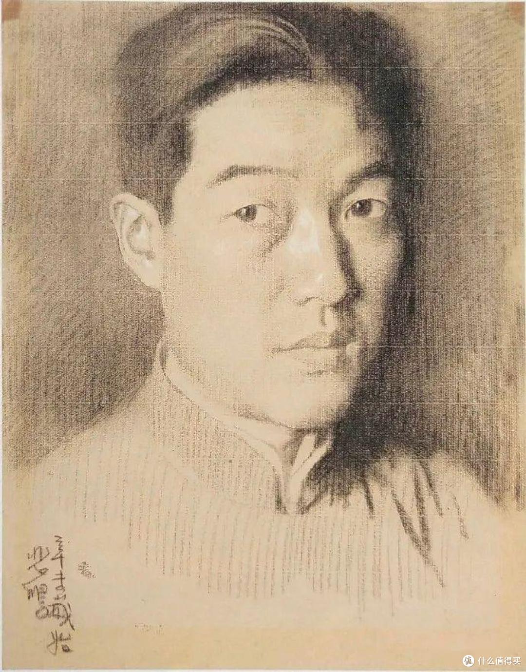 自画像徐悲鸿被尊称为中国现代美术教育的奠基者,他主张发展"传统中国