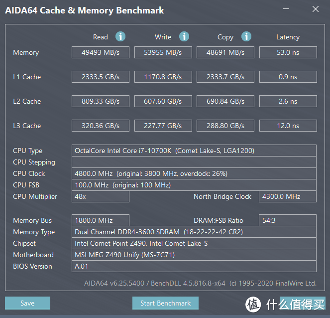 新十代，新主机，i7-10700K+微星Z490 UNIFY新机上线