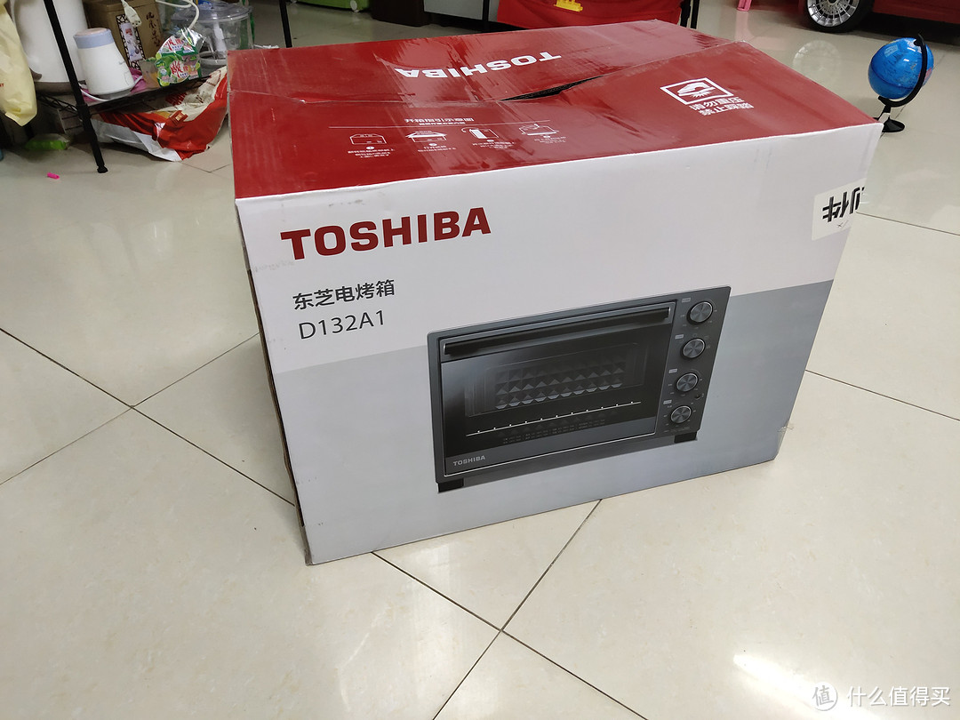 Toshiba/东芝 D132A1 家用烘焙多功能32L小烤箱全自动台式电烤箱简单开箱