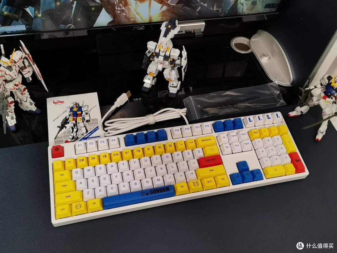 高达是男人的浪漫，ikbc RX-78-2高达机械键盘鼠标套装首发体验