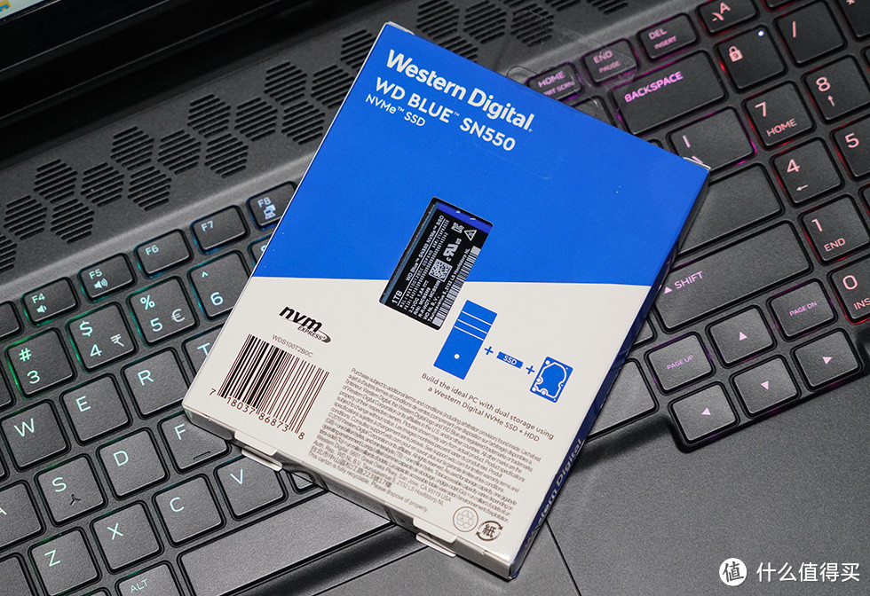 不到1元1GB的四通道NVME固态 WD Blue SN550 1TB开箱体验