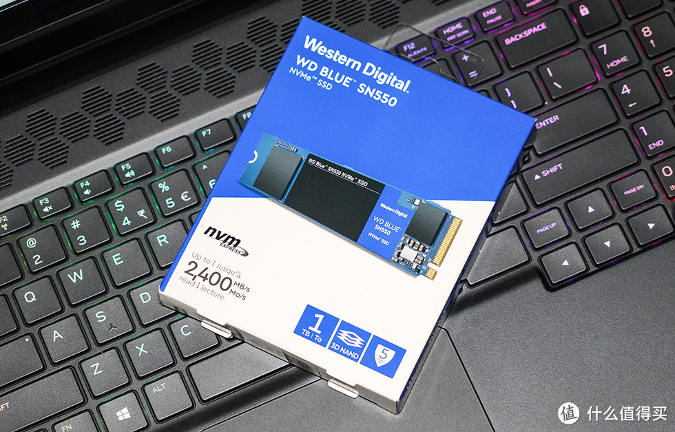 不到1元1GB的四通道NVME固态 WD Blue SN550 1TB开箱体验