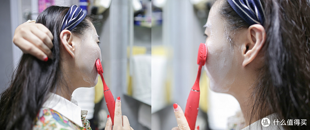 潮中有范，净齿洁面二合一——罗曼×Mishka联名款超声波电动牙刷（T10熔岩红）评测