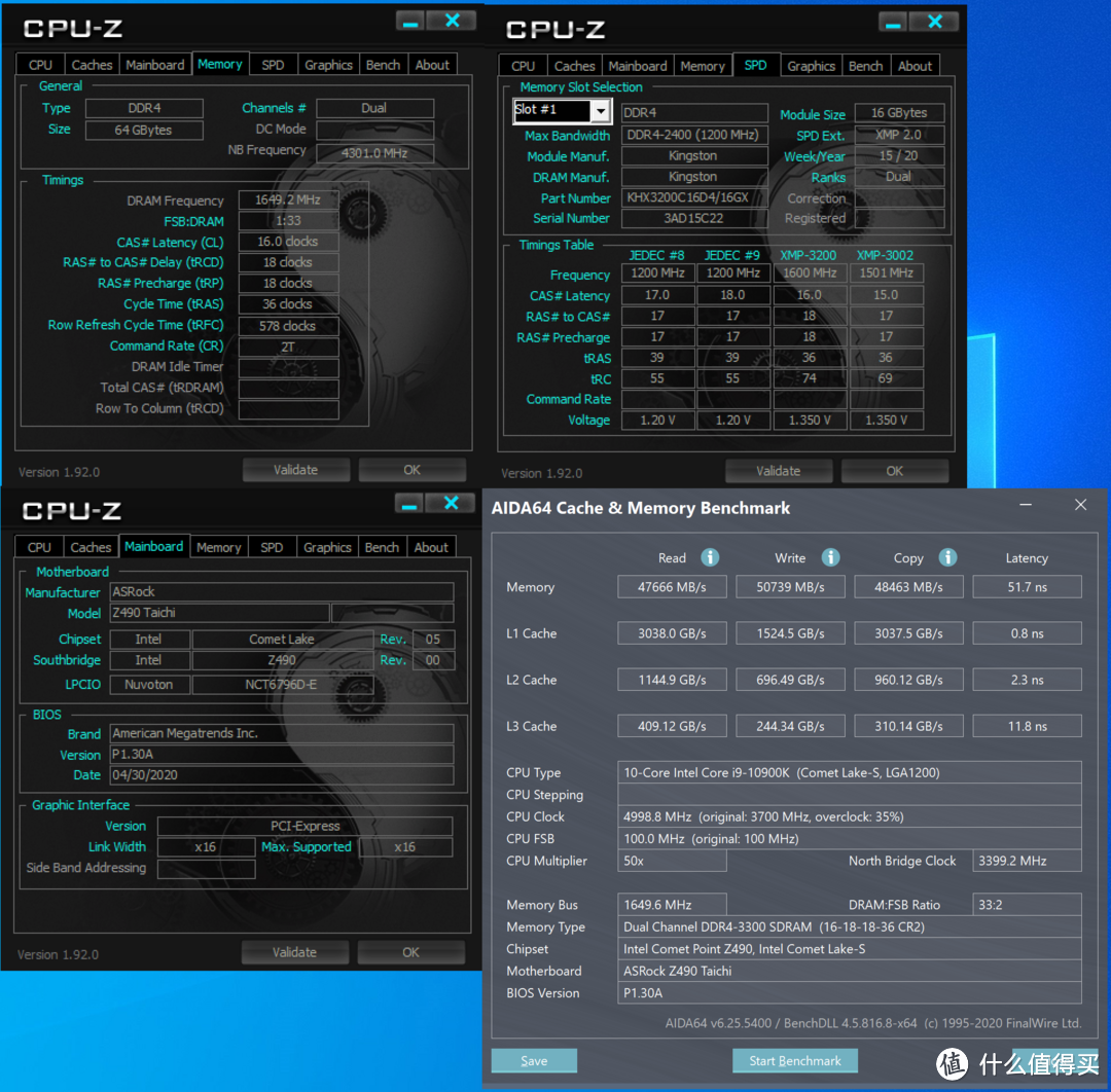 i9 10900K与ASRock Z490 TAICHI专业方向评测与装机