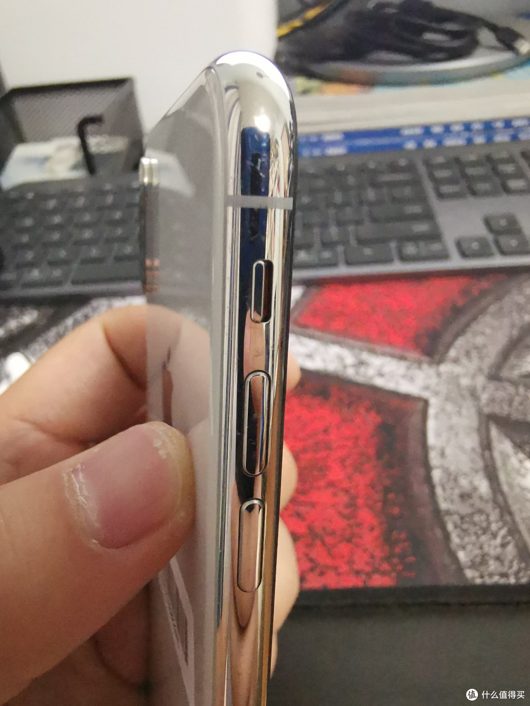 左面也有一些划痕